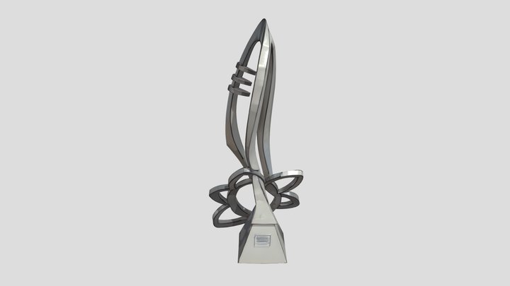 Escultura Abstracta Metálica – Gratis 3D-model STL
