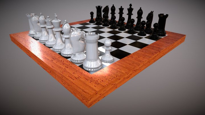 Chessboard 3D models - Sketchfab