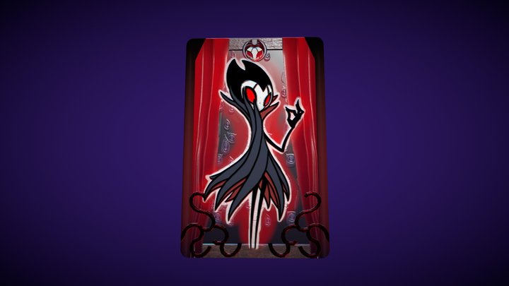 Hollow Knight Grimm Troupe Card 3D Model