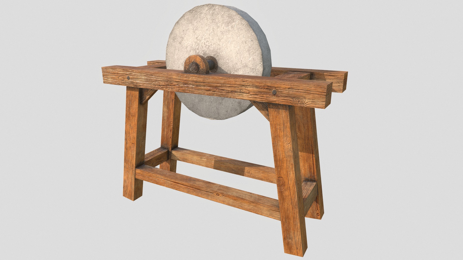 3D model Grindstone - This is a 3D model of the Grindstone. The 3D model is about a cat sitting on a chair.