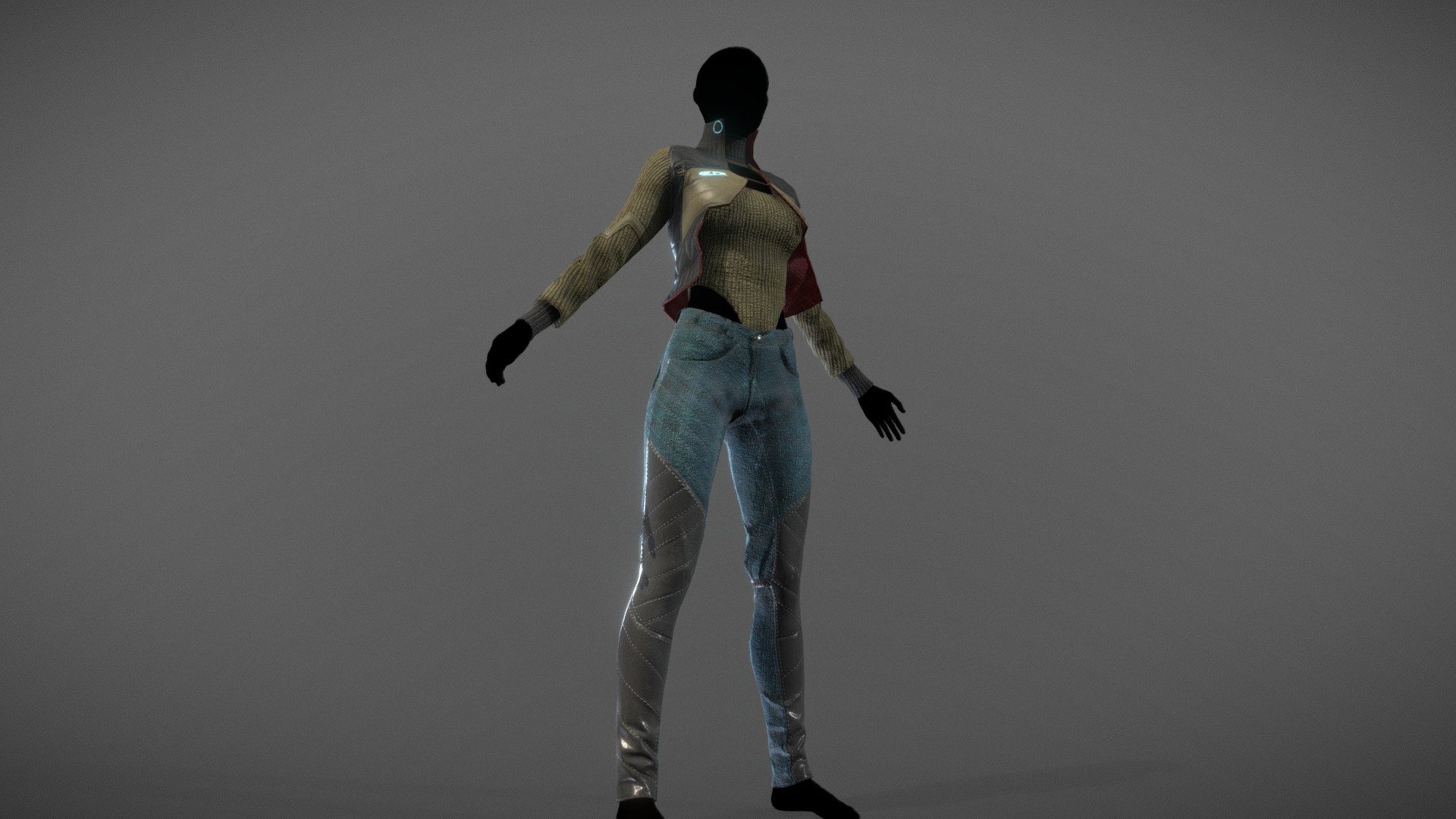 cyber-pop low poly