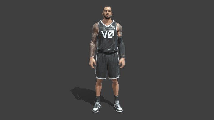 v0 Basketball Player Free 3D Model