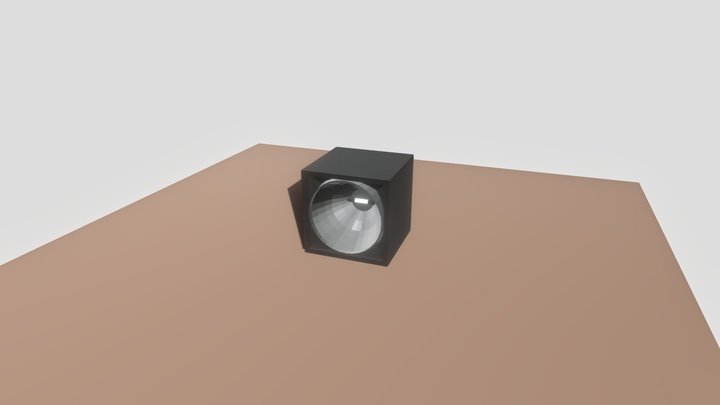 Strobe Light - Low Poly – Free 3D Model STL