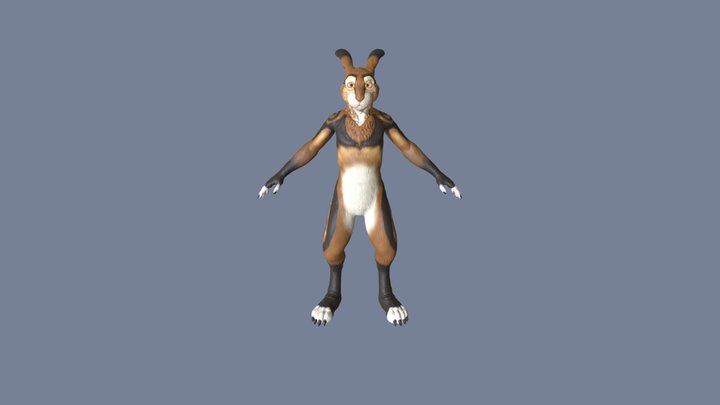 Exhausted run 3D Model