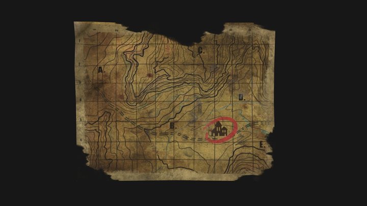 Adventure Map 3D Model