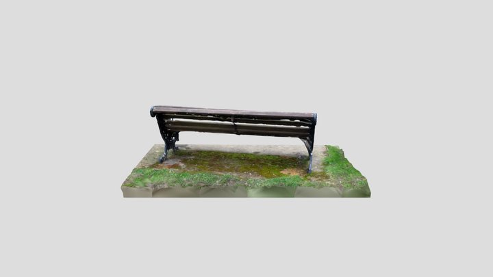 Park bench 3D Model