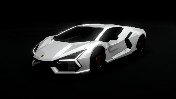 Lamborghini Revuelto Hybrid V12 2024 3D Model