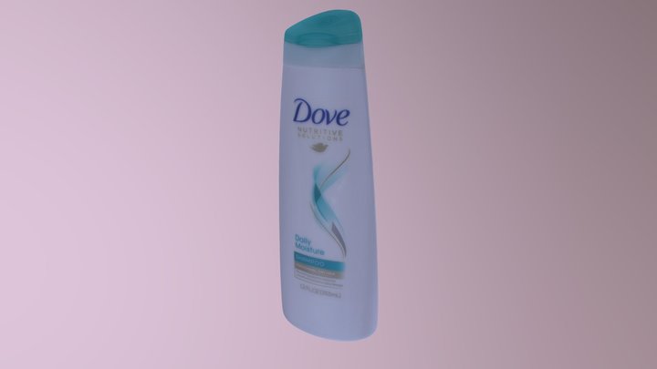 Dove shampoo 3D Model