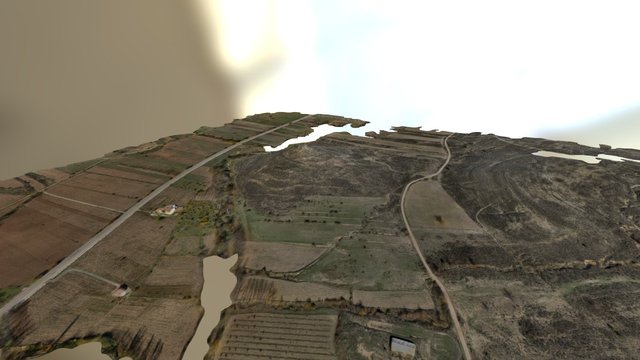Cerro del Cabezuelo, Cañete, Cuenca 3D Model