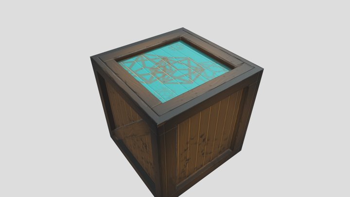 Crate for UE4 3D Model