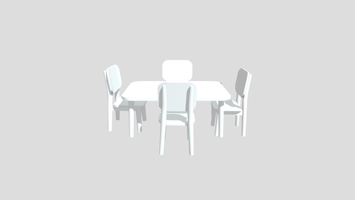 طبلة table 3D Model