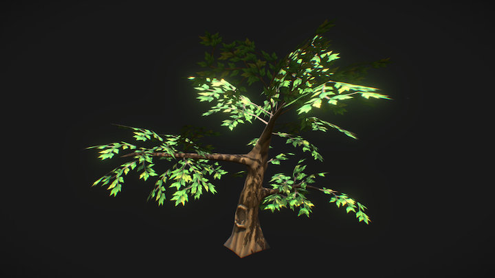 Lowpoly tree 3D Model