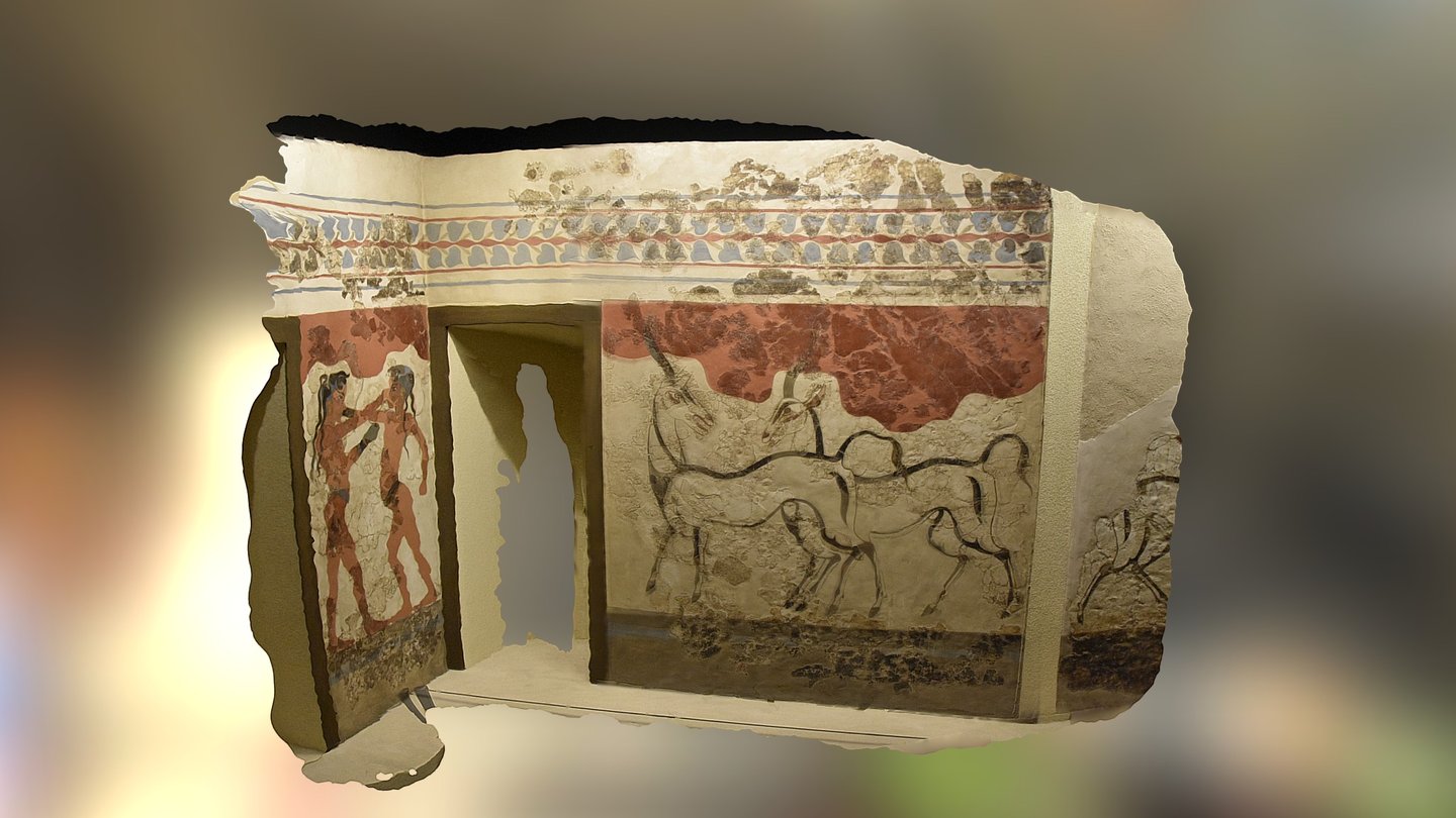 Minoan Boxers Fresco