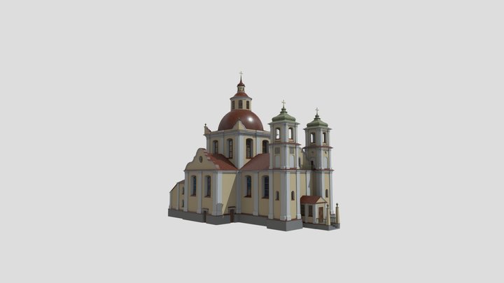 Троiцкi сабор, Слуцак 3D Model