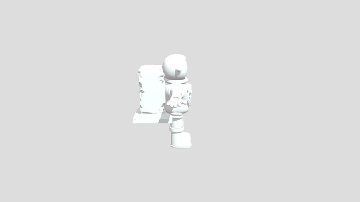 Astronauta-- Ola 3D Model