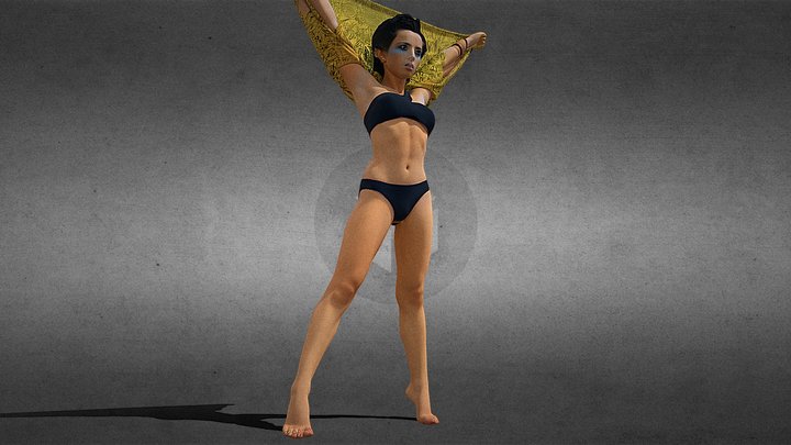 DeltaGirl 3D Model