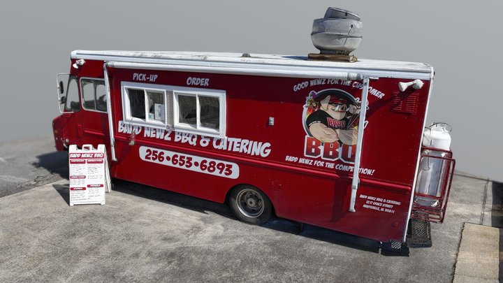 Badd Newz BBQ Food Truck – Gratis 3D-model STL