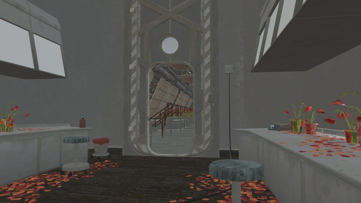 Poppy Playtime Chapter 4 Lab Entrance (TEXTURED) 3D Model