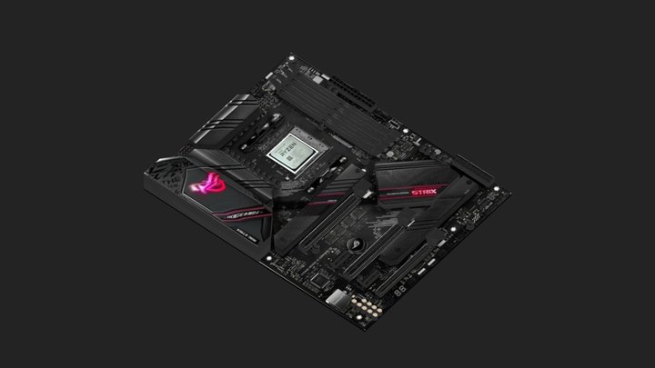 Motherboard - ASUS AMD B550 Ryzen AM4 Gaming ATX 3D Model