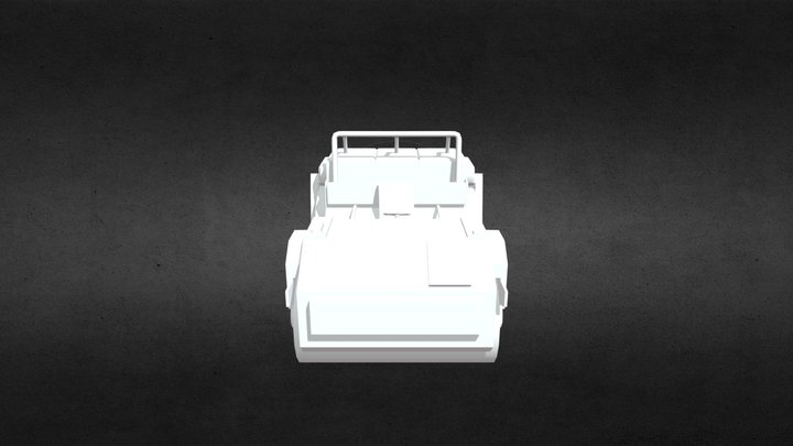 Road roller 3D Model