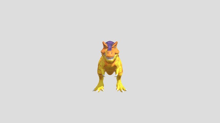 Primal rage Tyrannosaurusrex e model 3D Model