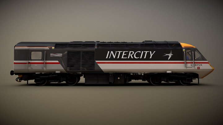 Train - Intercity 125 Swallow Livery – Free 3D Model STL