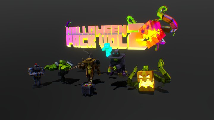 Halloween Pack Vol 2 3D Model