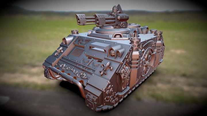 Spacenun Flamer Tank 3D Model