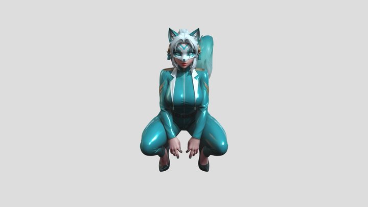 White Fox – Modello 3D gratuito STL
