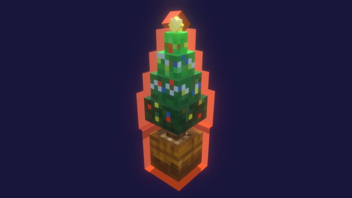 [Minecraft] Xmas tree 3D Model
