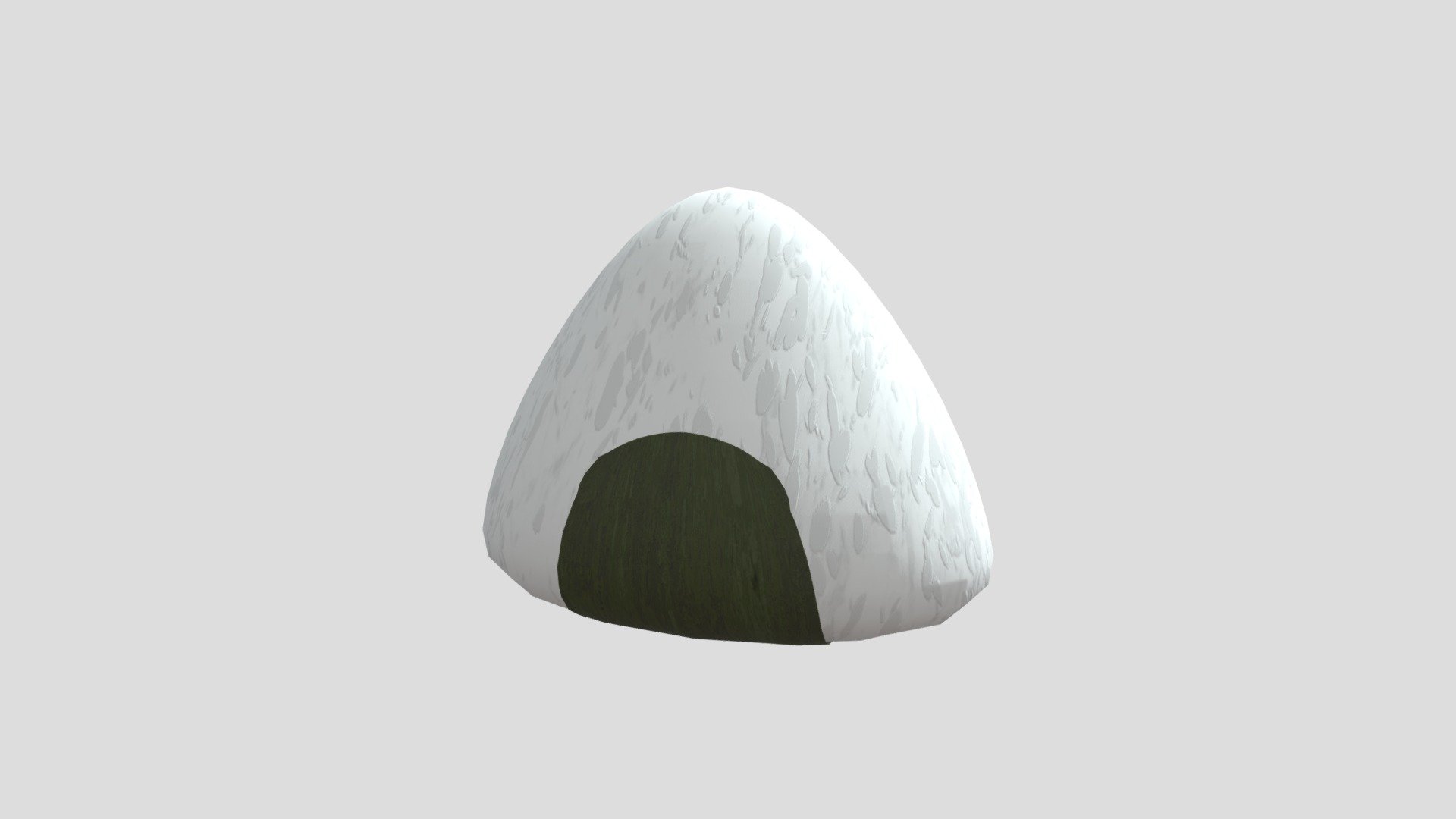 Onigiri 3d Model By Keidori [554922d] Sketchfab