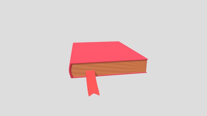 Book Model – Low Poly