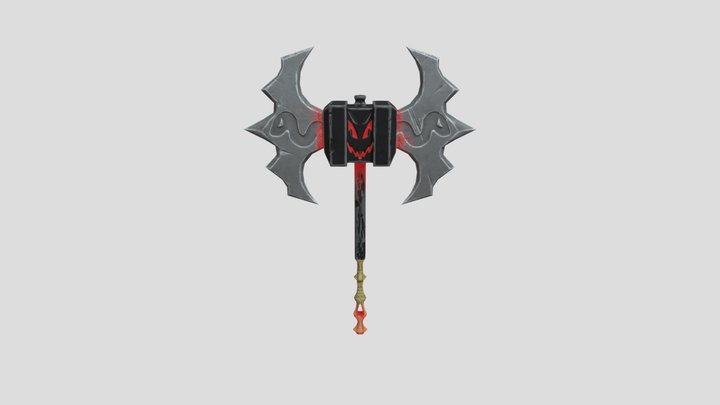Evilish Axe 3D Model