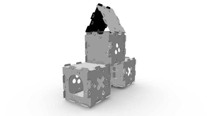 3ROOM + ATTIC 3D Model