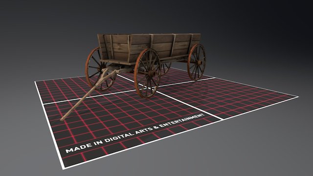 Horse Carriage 3D Model