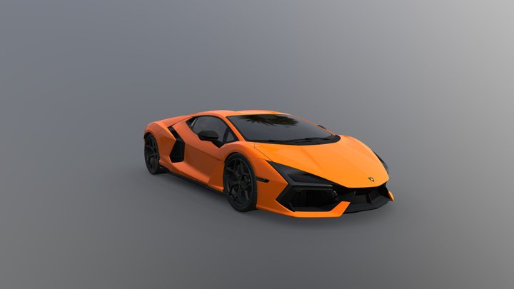 2024 Lamborghini Revuelto 3D Model