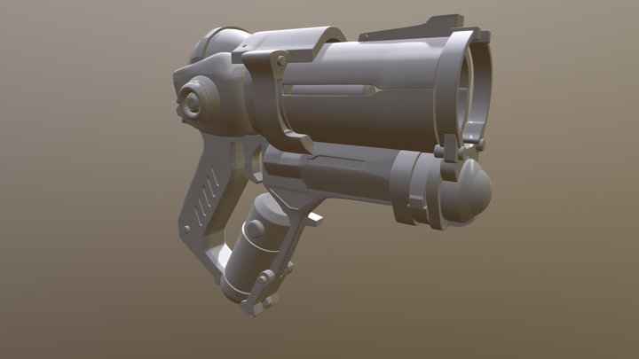 Overwatch Mei Weapon 3D Model
