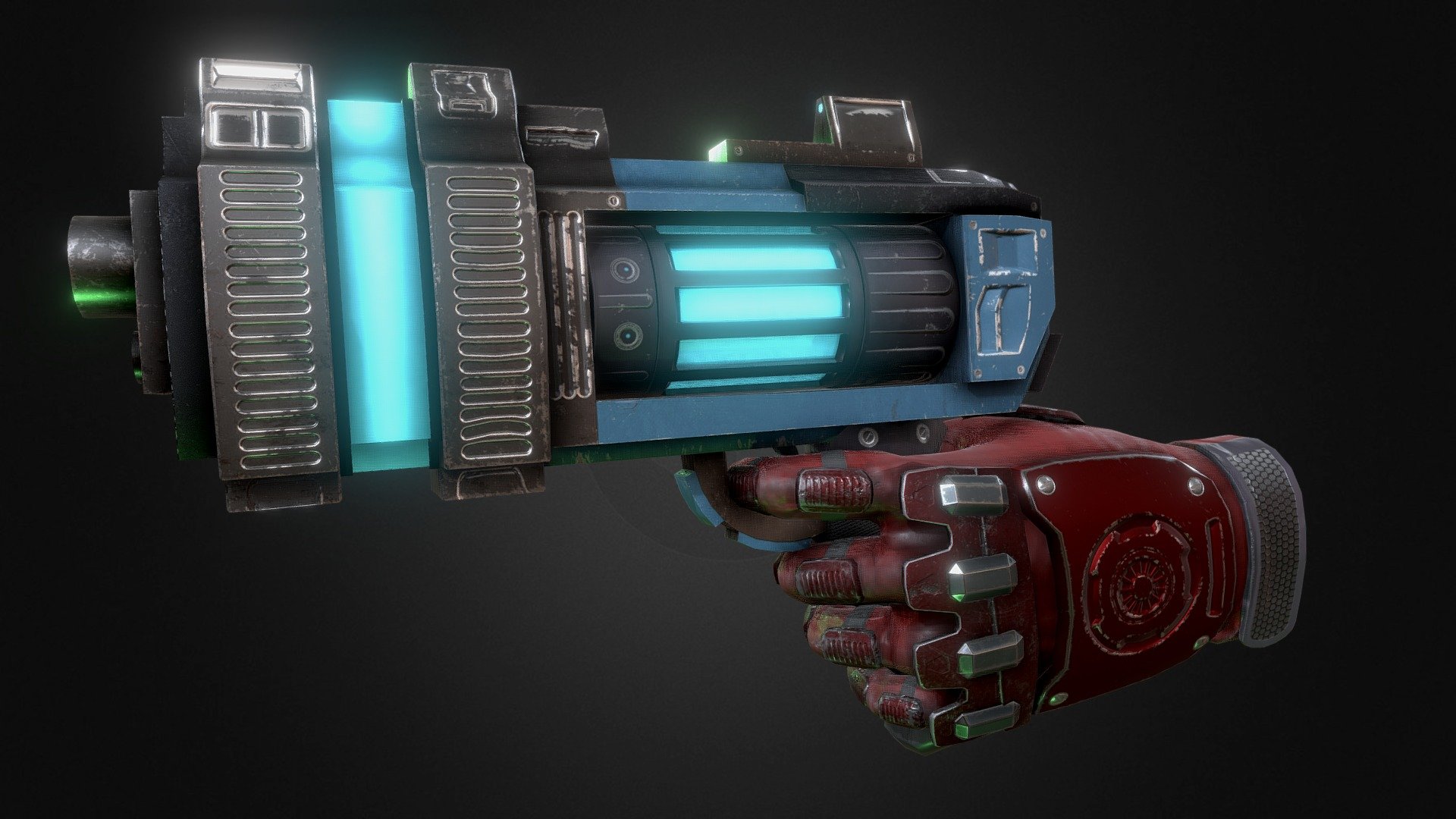 Space Judge Hand Gun VR - 3D model by Jijis3d [554e8c2] - Sketchfab