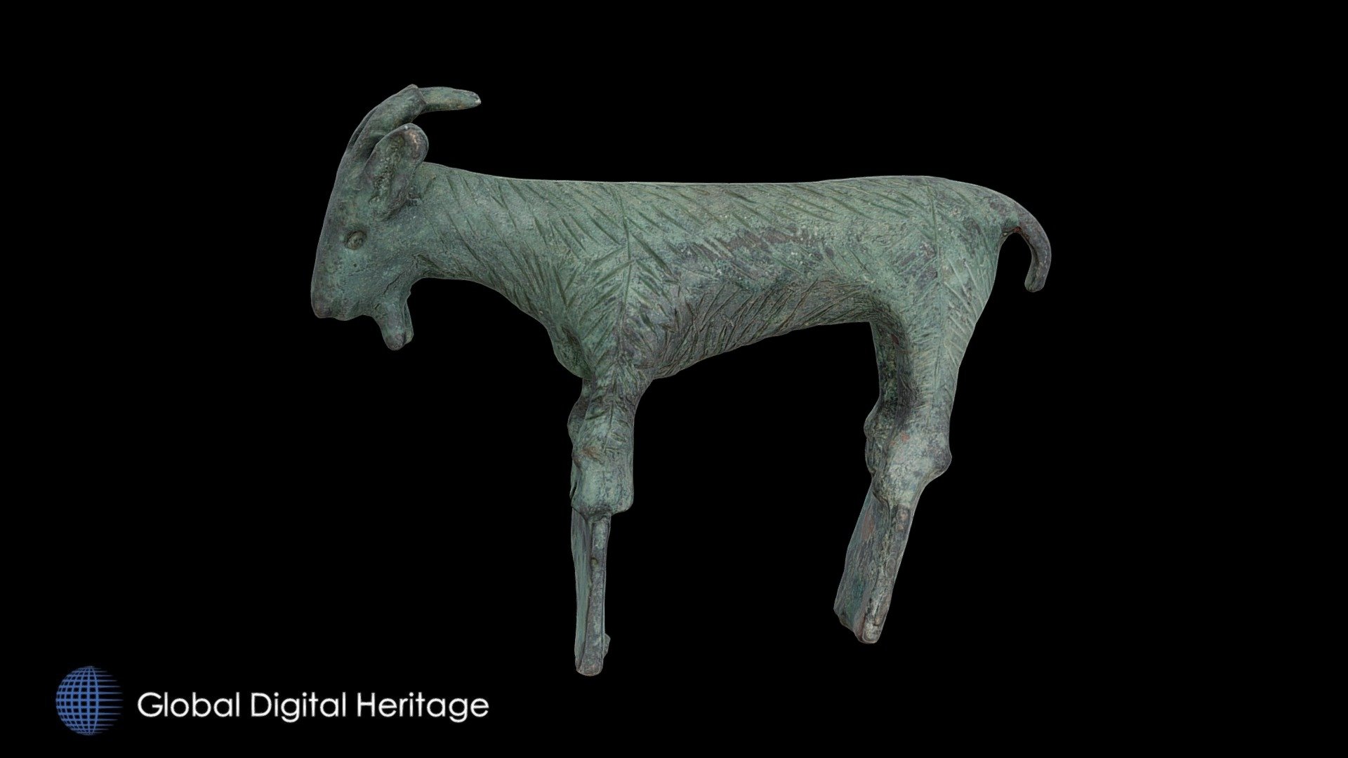Bronze Goat Sculpture, Evora - Optimized