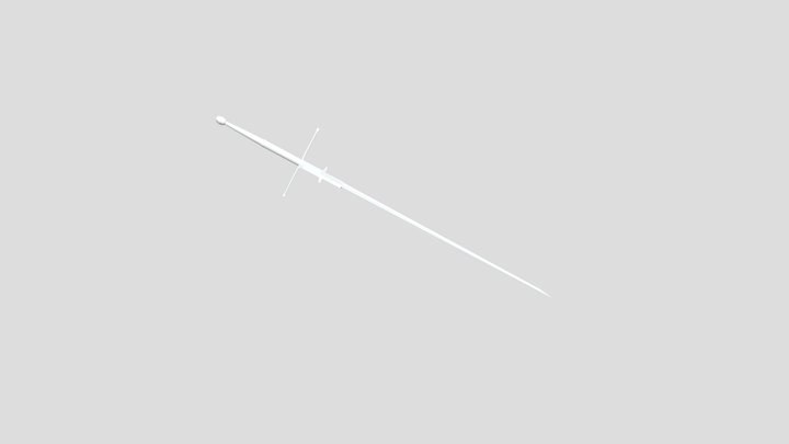 Zweihander sword 3D Model