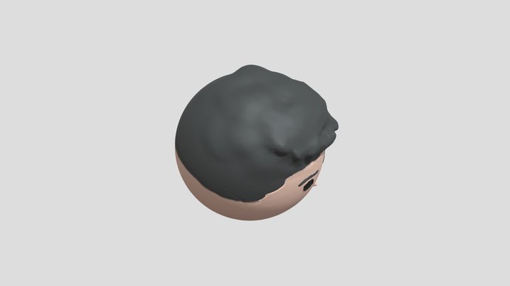 Tony Stark Funko Pop Head 3D Model