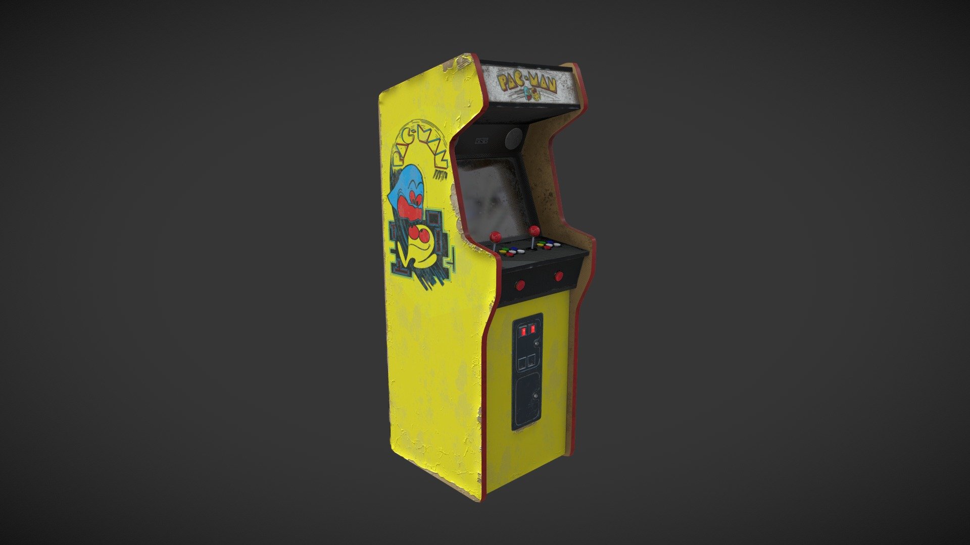 Arcade Machine - Download Free 3D model by Mitchell (@MitchellBr ...