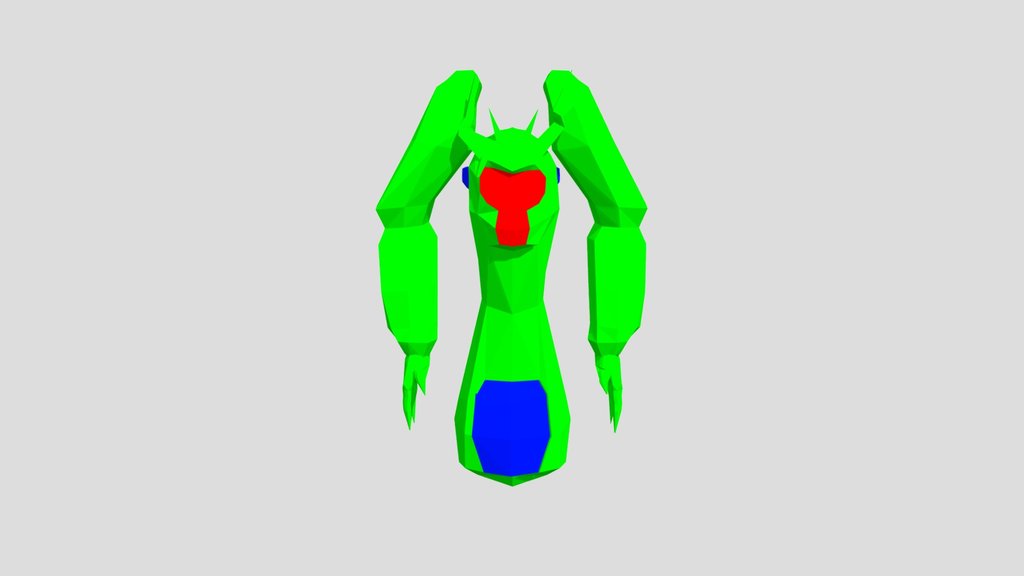 That one chromatic model i made but with no rig