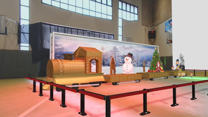 2021 قطار الميلاد 3D Model