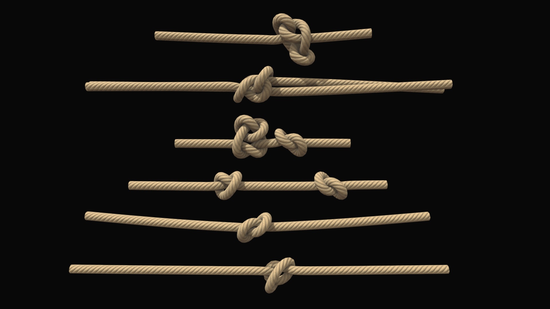 3D model Rope Pack - This is a 3D model of the Rope Pack. The 3D model is about background pattern.