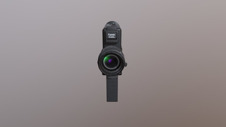 8mm VIdeo Camera[Japanese retro appliances] 3D Model