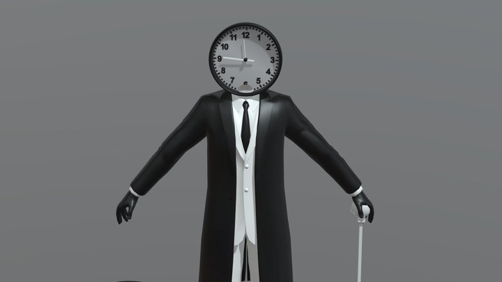(Clockman) 3D Model