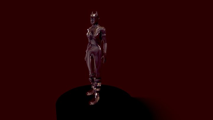 Lucy Demon Hunter 3D Model