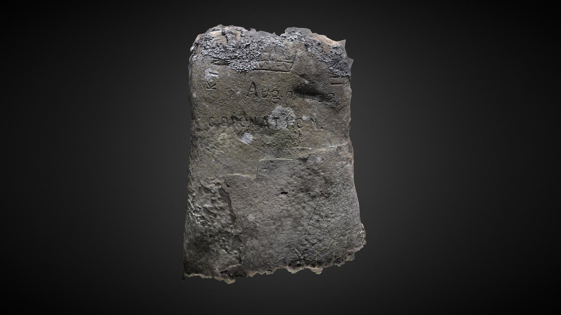 Coronation Stone at Hawknest, Langshaw