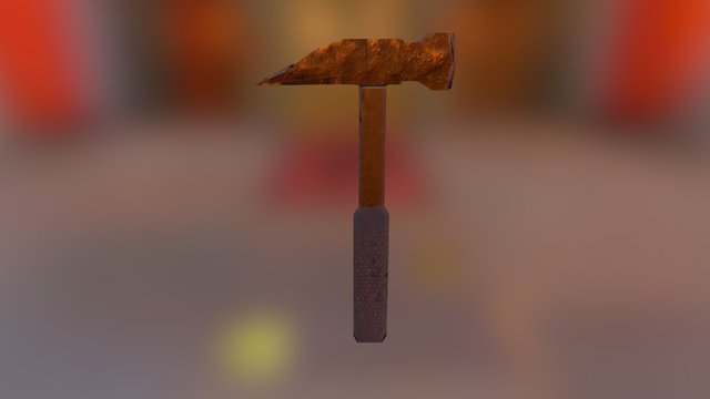 Post Apocalyptic Hammer Model -DSelvia 3D Model